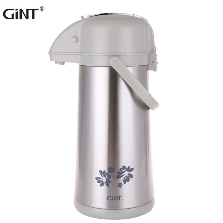 1.9L 2.2L Vacuum Insulated Air Pot Stainless Steel Water Tea Carafe Jug factory